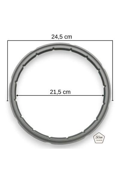 Karaca perfect pink 4-6 Lt 22 cm Pressure Cooker Rubber Compatible, Silicone Cookware Gasket