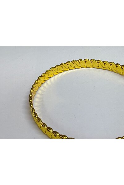 Bilezikci 22 Ayar Altın Kaplama Adana Burma Bilezik(3lü )