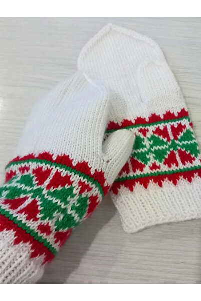 Günebakan Hand Knitted Adult Gloves 23X10Cm