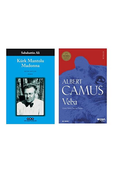 Yapı Kredi Yayınları kürk mantolu maddona Sabahattin Ali - Veba Albert Camus