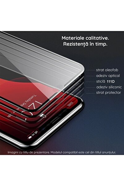 Xiaomi Tempered Glass Screen Protector for 14 - Full Cover 111D, HD, Black Edges, Transparent