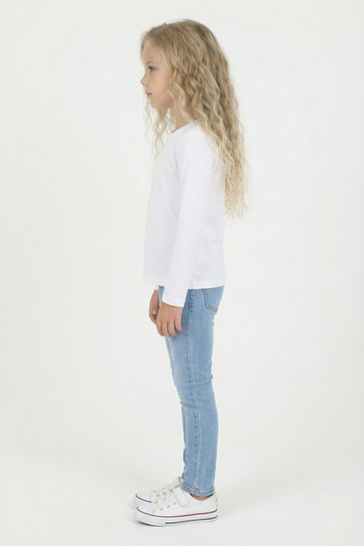 Ceylin Fashion Girls' 100% Cotton Long Sleeve T-Shirt Cf-25033