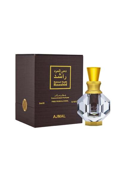 Ajmal DHANUL OUDH RAASHID Non-Alcoholic Attar 3 ML for Men & Women