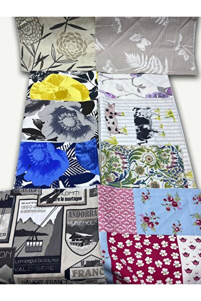 Yiğit Kumaş قماش بطة منقوش، قطعة 40×50 سم، 27 قطعة من أقمشة الباتشورك