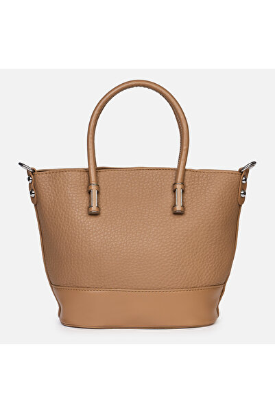 LanaFashion Women's eco-leather shopper bag with simple design and long straps 27*20 cm CRL1491