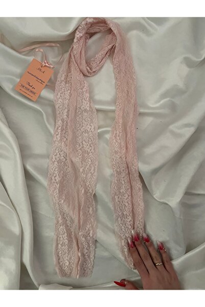 Nurcanilirboutique Zarif dantel Fransız fular