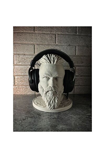 rengine Ragnar Lothbrok Kulaklık Tutucu Büst Dekoratif