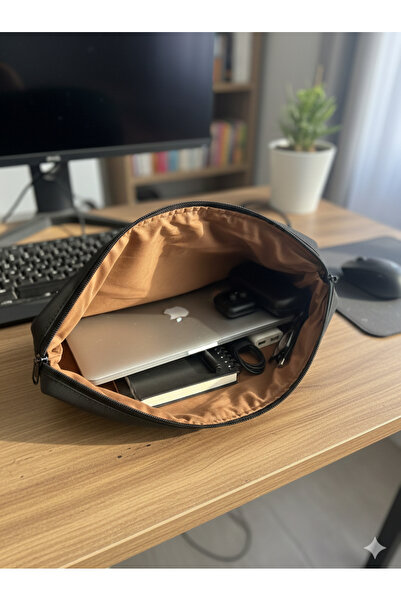 LUMIA ÇEYİZ Leopard Leptap Tablet Bag for 15.16 Inch