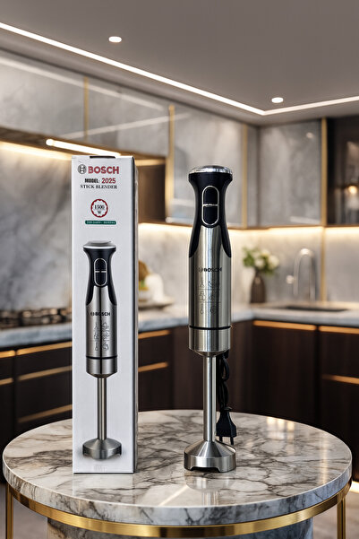 Bosch Çelik El Blenderi 1500W | Güçlü Motor & Paslanmaz Çelik Gövde