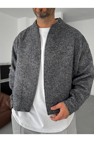 BYBASICMAN Μπουφάν με κουμπιά σε μπλε ναυτικό χρώμα BRY-110-08