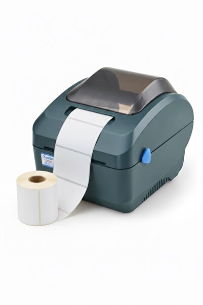 Noctisse Etiket Xprinter XP-490B Uyumlu 90x90 Termal Barkod Etiket 250 Adet 2...