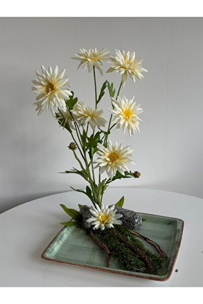 Flower Lüks Yapay Çiçek Koleksiyonu | Papatya Otantik Masa Dekoru