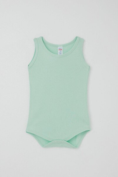 Breeze Baby Boy Snap-On Undershirt Bodysuit Basic 9 Months-3 Years, Water Green
