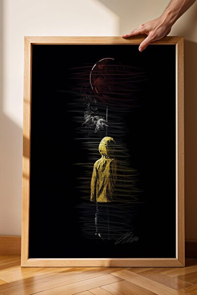 Saturn Pennywise It O Çerçeveli Tablo - Estetik Poster