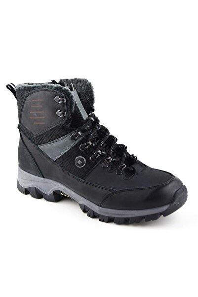 KALKANSHOES %100 Deri Erkek Rahat Günlük Kışlık Ortopedik Spor içi kürklü Bot...