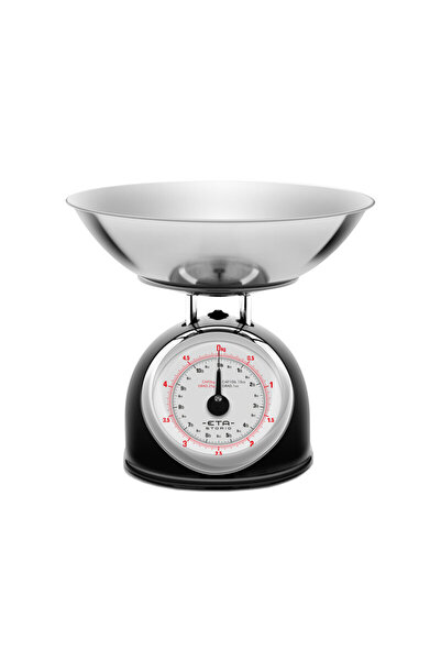ETA Mechanical kitchen scale Storio 5777 BLACK, 5 kg, 25g accuracy, 5 L stainless steel bowl