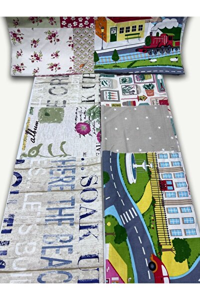 Yiğit Kumaş قماش بطة منقوش، قطعة 40×50 سم، 27 قطعة من أقمشة الباتشورك