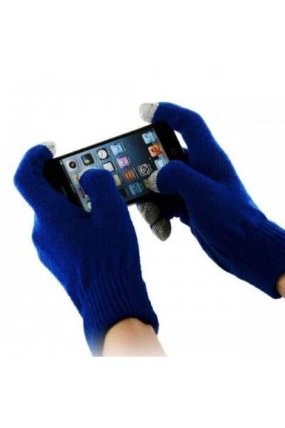 megaMobile Mănuși iFeel pentru ecran tactil, albastre, universale