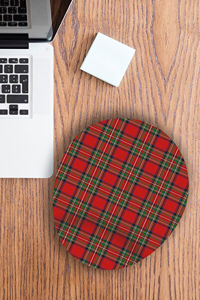 Ormira Konsept لوحة ماوس بنمط منقوش باللون الأحمر مطبوع