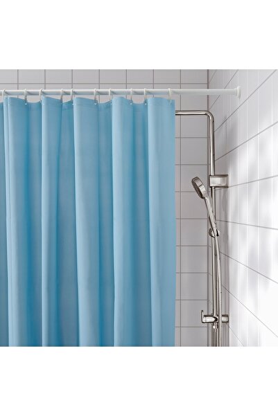 Generic Shower curtain, blue, 180 x 200 cm