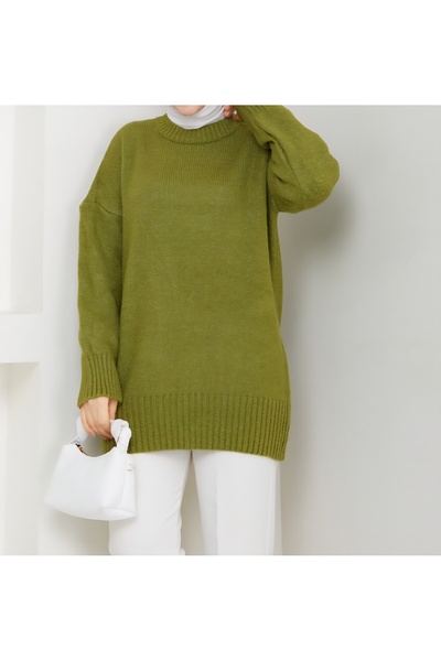 Vaniza Standard Size Crew Neck Oversized Sweater