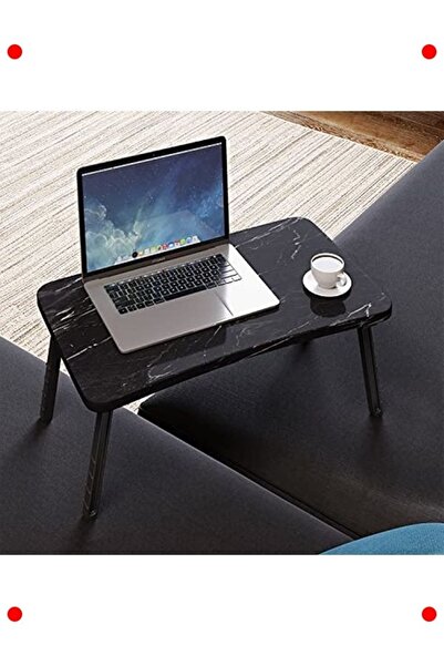markentegra Foldable Black Laptop & Breakfast Table