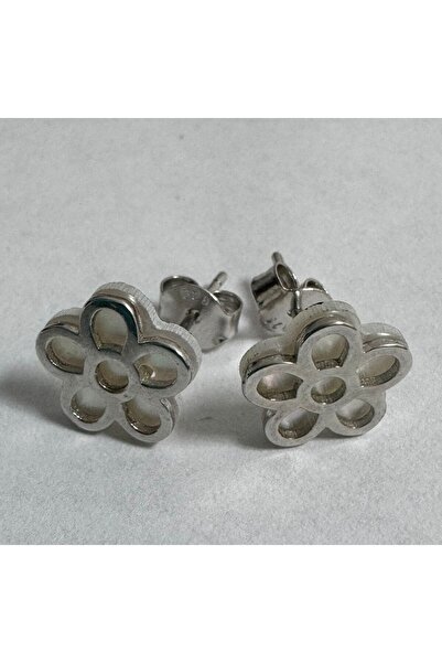 OEM Cercei din Argint 925, Floare 5 Petale, Silver