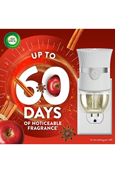 Air Wick Plug in Scented Oil Refill, 10 ct, Apple Cinnamon Medley
