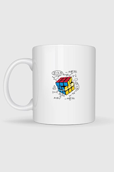 Bahriyeli Collection Rubik's Cube Printed Trophy Cup