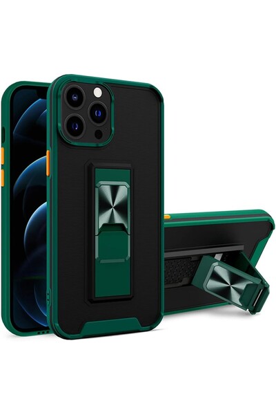 Flippy Phone Case for Apple iPhone 13 Mini - Defender Sergeant Brave, Magnetic with Stand, Dark Gree