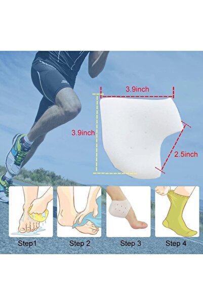 Generic Heel protectors, breathable gel cushion, heel sleeves, plantar fasciitis