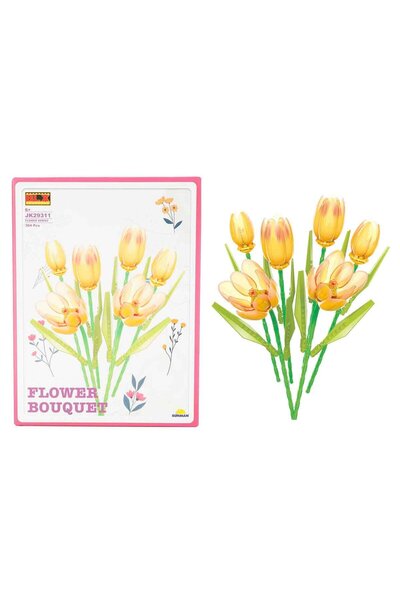 Sunman 1005756 Sun-Rst-Blx-Flower Set Tulip Bouquet 340 Parts