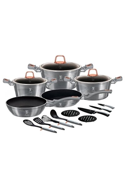 Berlinger Haus Moonlight Edition BH-7044 17-piece Marble Cookware Set
