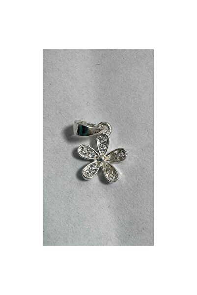Crocodileskids 925 Silver Pendant, Delicate Flower, 0.5 g, Leski Silver