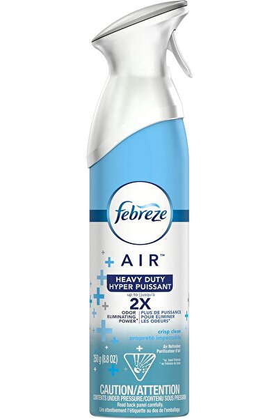 Febreze Air Freshener Heavy Duty, Crisp Clean (1 Count, 8.8 Oz)
