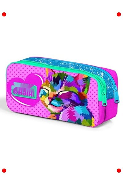 markentegra حقيبة أقلام ذات سعة كبيرة مكونة من قسمين