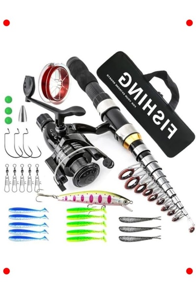 markentegra Tam Takım Balık Olta Seti, Teleskopik Kamışlı