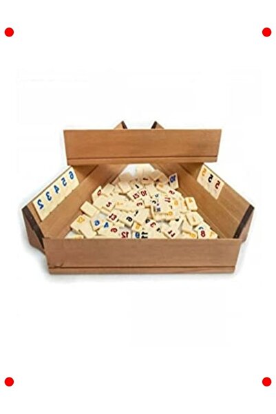 markentegra Large Size Polished Wooden Okey Set