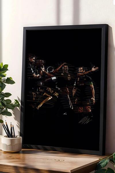 Saturn Tablou înrămat cu jucătorii de la Real Madrid - Poster estetic