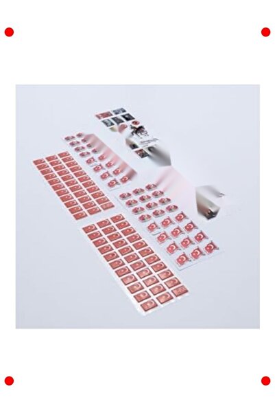 Genel Markalar Atatürk ve Türk Bayraklı Kabartmalı Yapışkan Sticker Seti - 6 ...