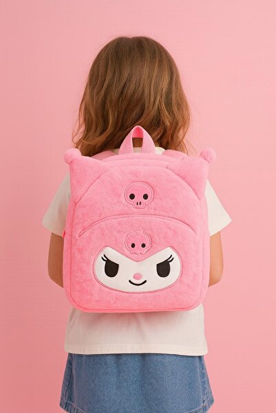 hediyeconcepti Rucsac drăguț de pluș cu desene animate Kuromi Sanrio Kawai