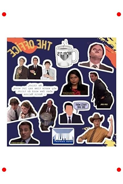 markentegra مجموعة ملصقات ذات طابع مكتبي 2