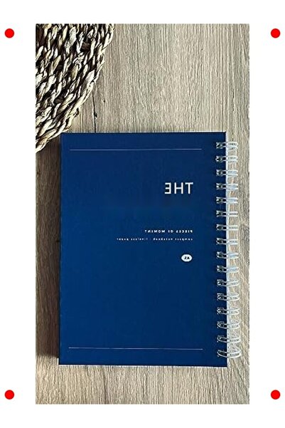markentegra A5 Spiral Bound Unlined Notebook (Marine Blue Cover)