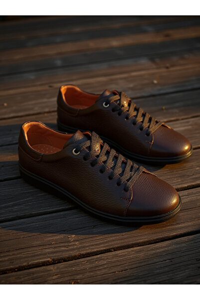 MODA Genuine Leather Brown Men's Shoes