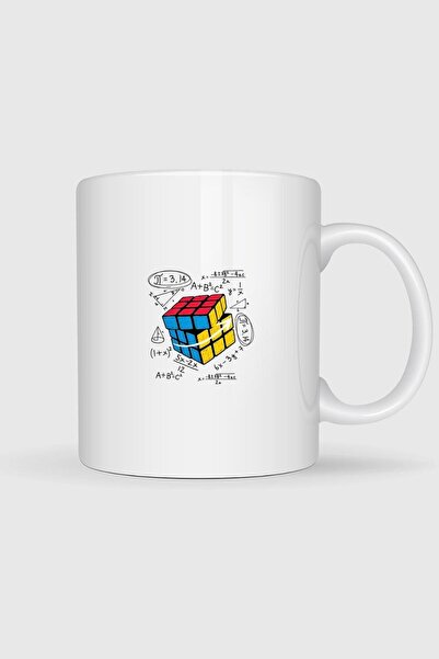 Bahriyeli Collection Rubik's Cube Printed Trophy Cup