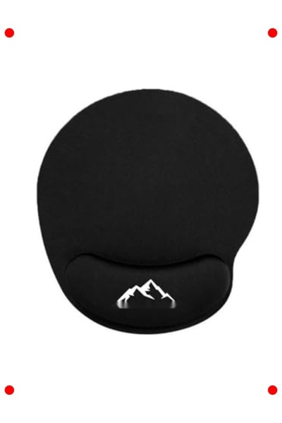 markentegra لوحة ماوس مريحة مع دعم للمعصم - أسود