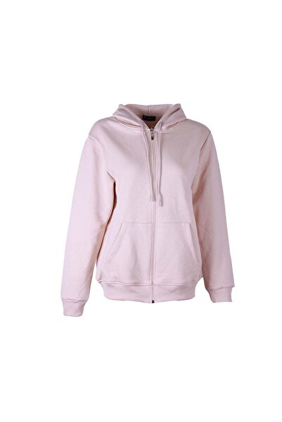 trender 26KL71S95003 Γυναικείο φούτερ Stone 3 Σχέδια επένδυση fleece Φούτερ με κουκούλα με φερμουάρ Kangru