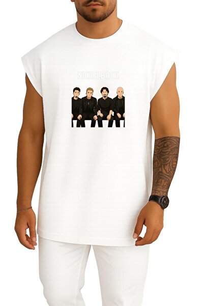 Bahriyeli Collection قصة فضفاضة نيكيلباك جوست مطبوع أتليت