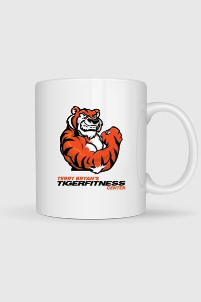 Bahriyeli Collection Tiger Fitness Printed Mug Cup