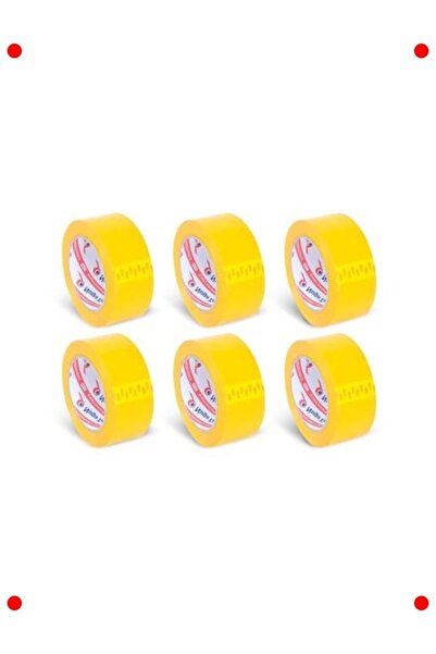 markentegra 6-Piece Yellow Duct Tape Set 45 mm X 100 m